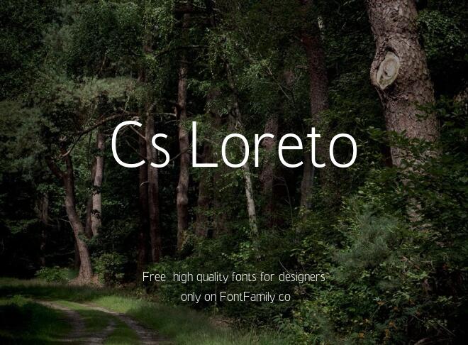 Cs Loreto Font
