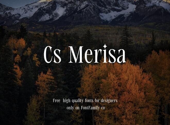 Cs Merisa Font