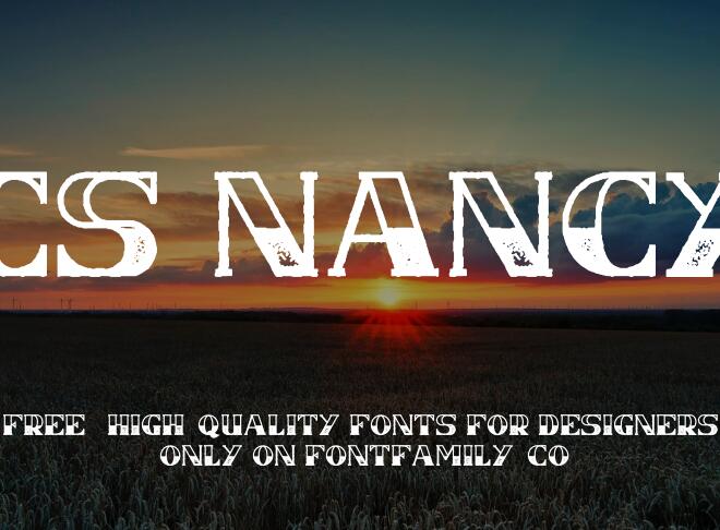 Cs Nancy Font