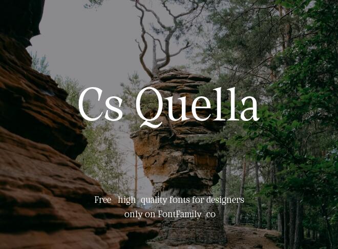 Cs Quella Font