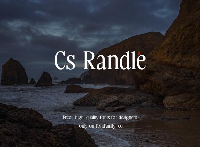 Cs Randle Font