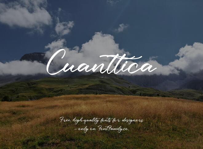 Cuanttica Font