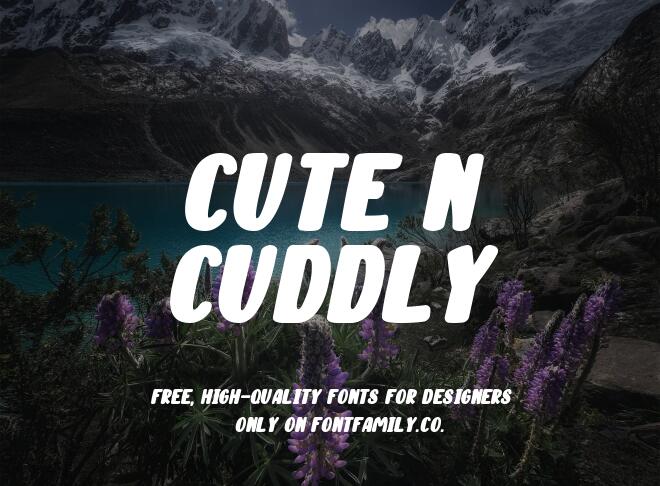 Cute N Cuddly Font
