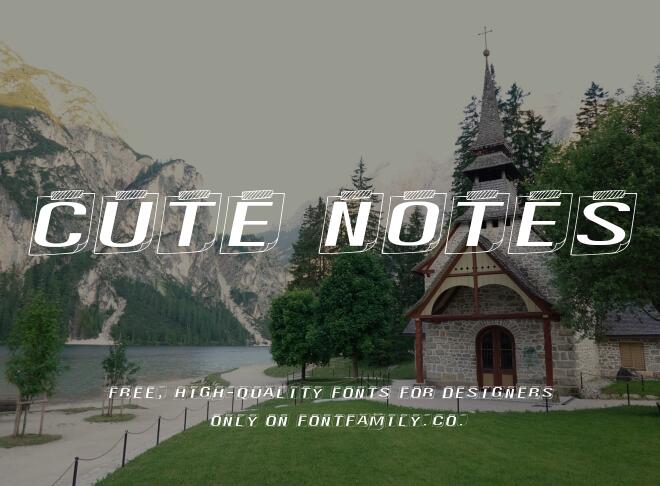 Cute Notes Font