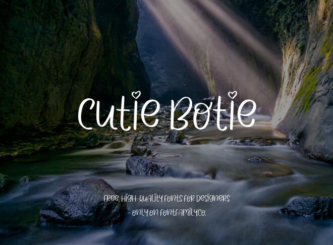 Cutie Botie Font