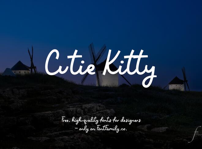 Cutie Kitty Font