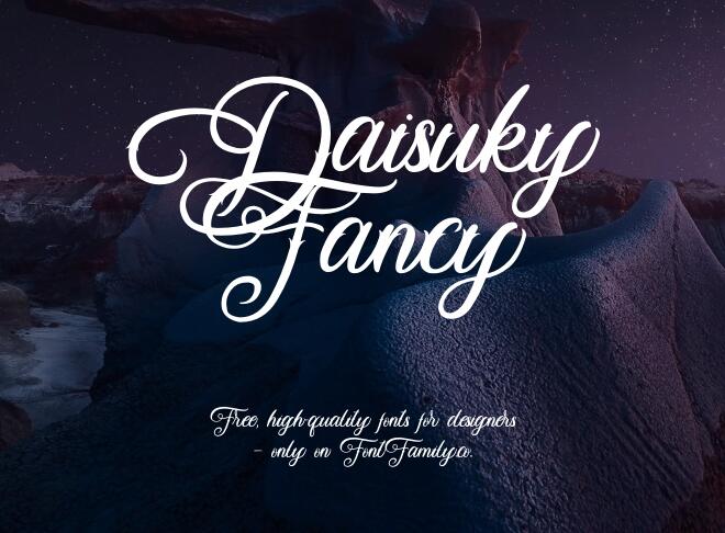 Daisuky Fancy Font