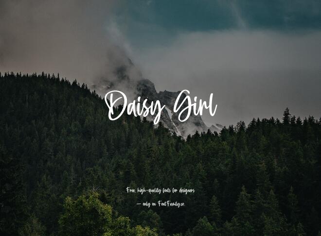 Daisy Girl Font