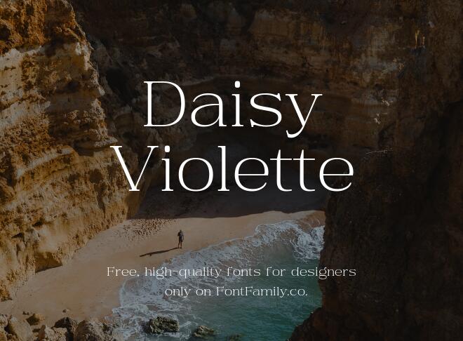 Daisy Violette Font