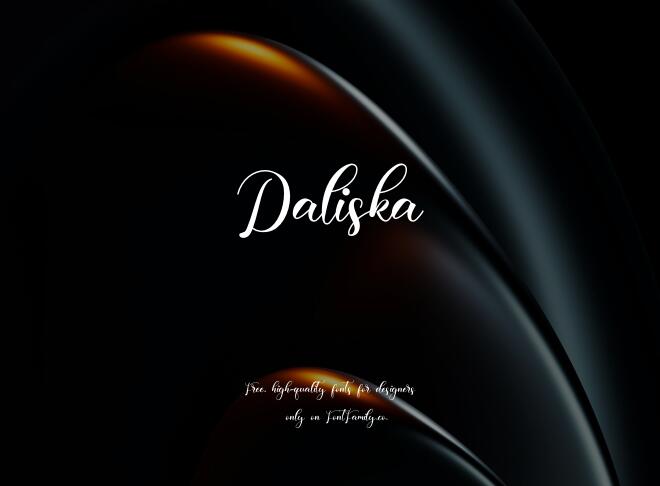 Daliska Font