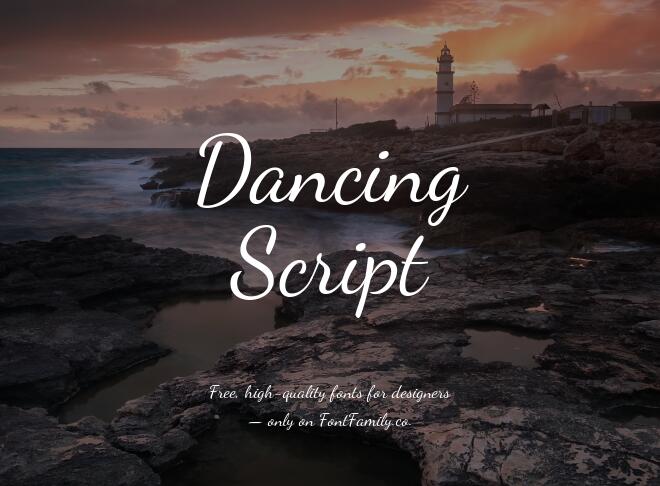 Dancing Script Font