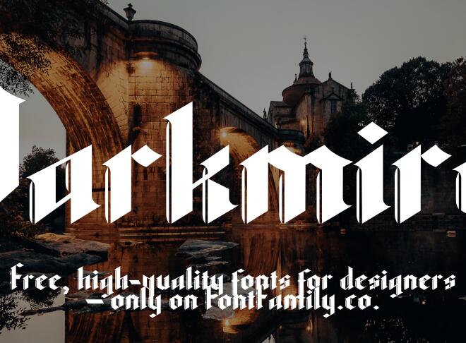 Darkmire Font