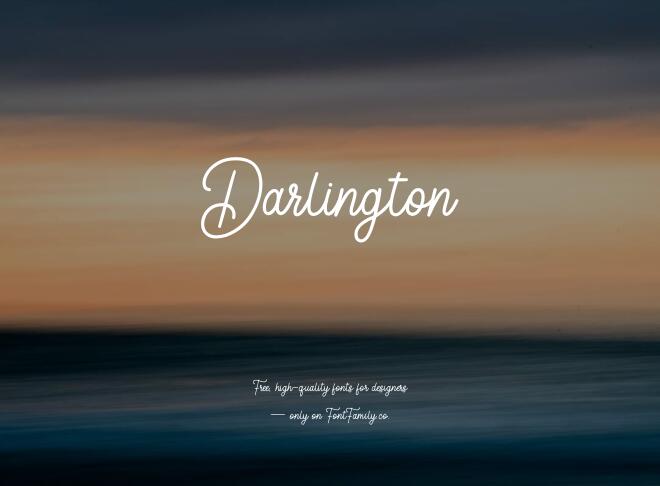 Darlington Font