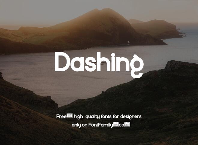 Dashing Font