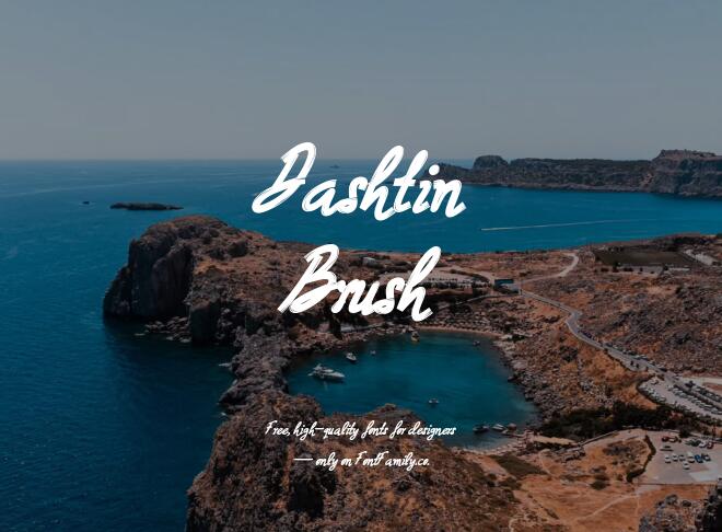 Dashtin Brush Font