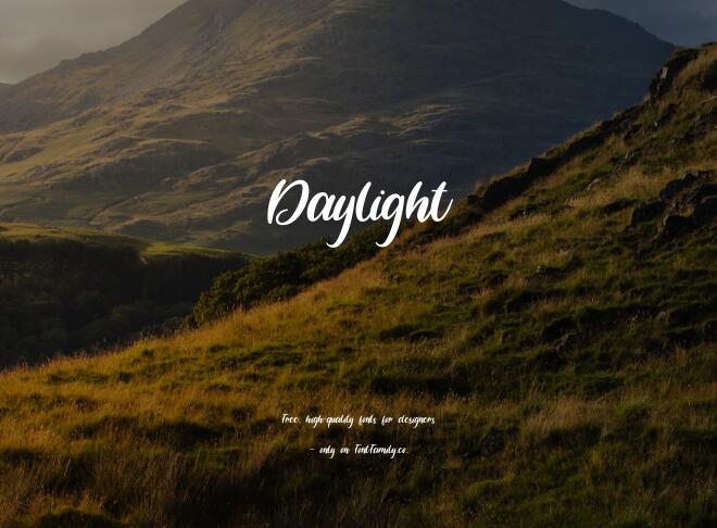 Daylight Font