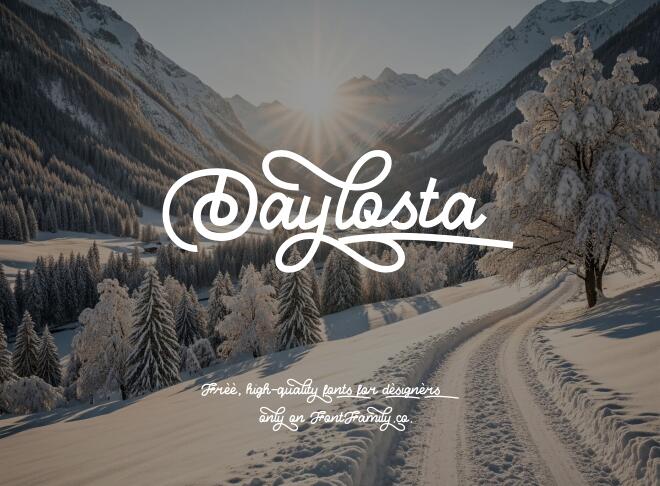 Daylosta Font