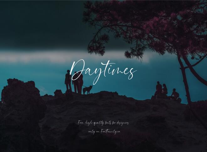 Daytimes Font