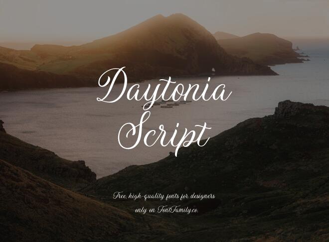 Daytonia Script Font
