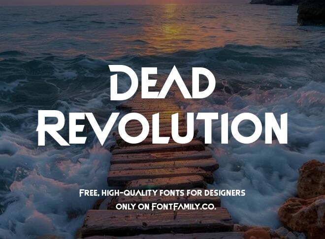 Dead Revolution Font