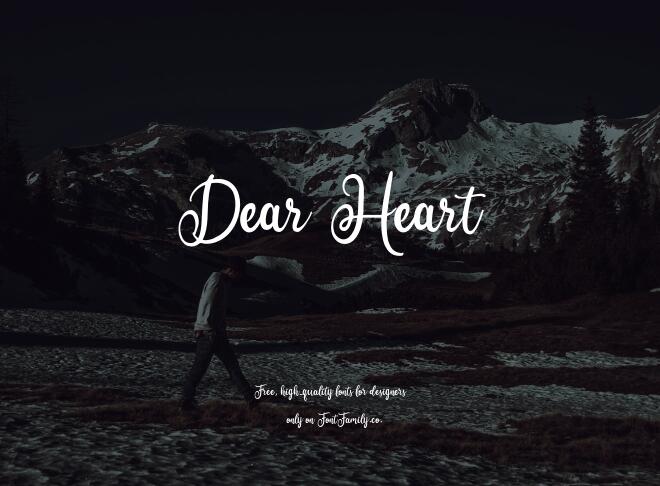 Dear Heart Font