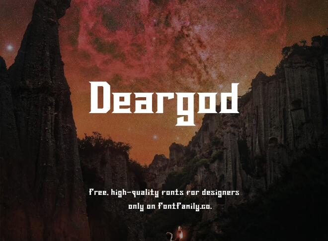 Deargod Font