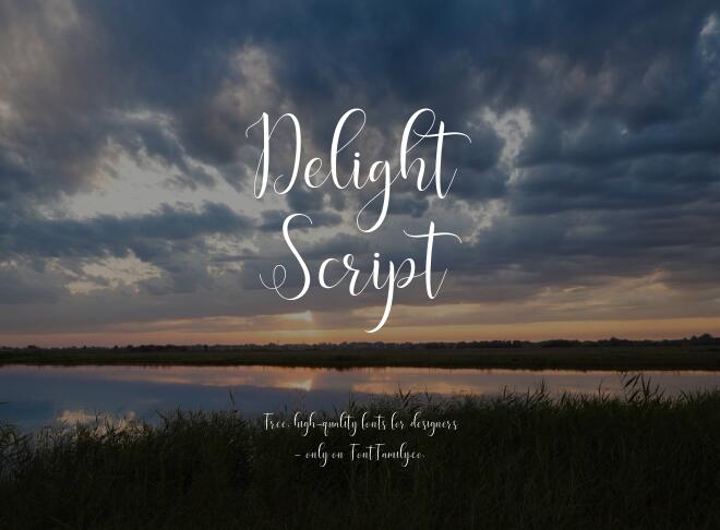 Delight Script Font