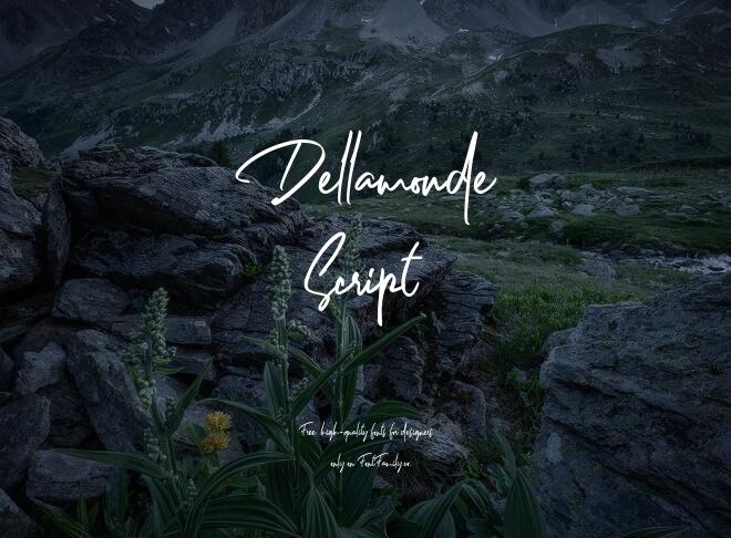Dellamonde Script Font