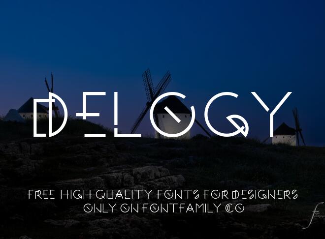 Delogy Font