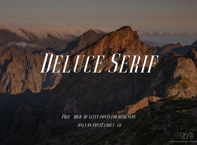 Deluce Serif Font