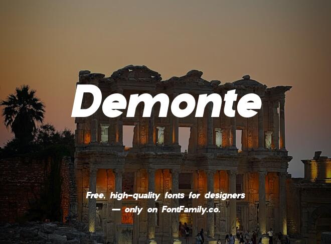 Demonte Font