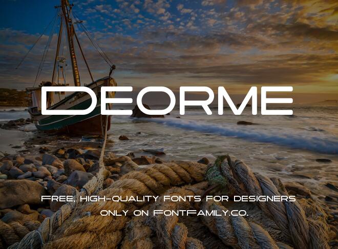 Deorme Font