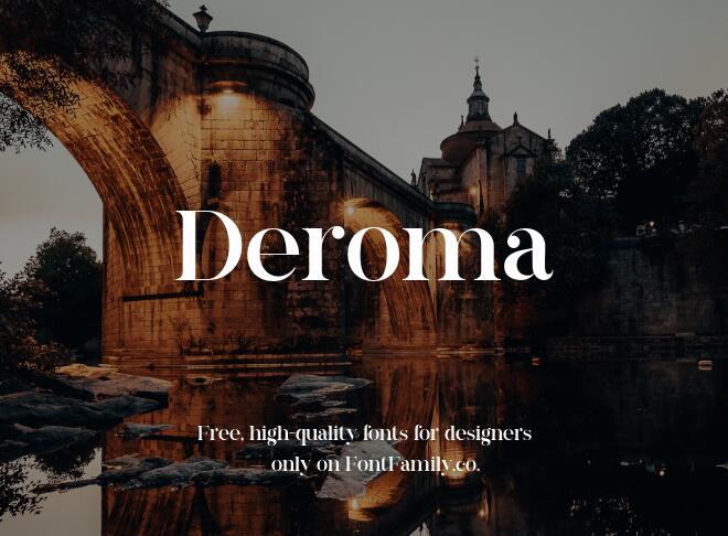 Deroma Font