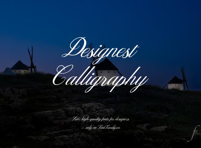 Designest Calligraphy Font