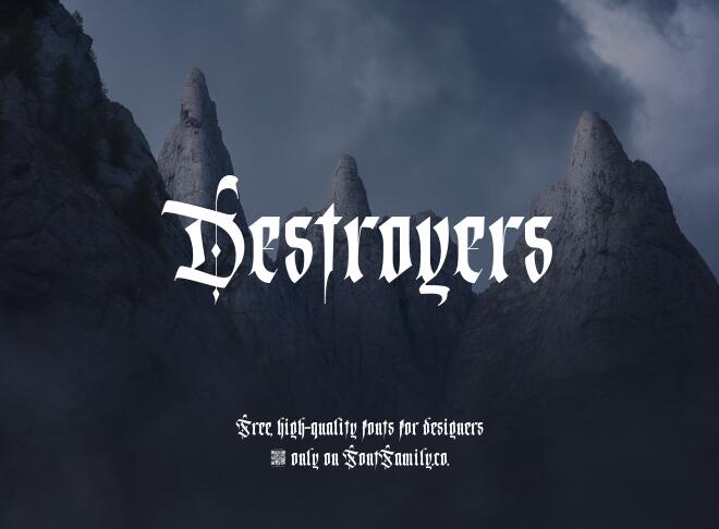 Destroyers Font