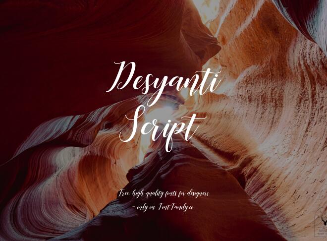 Desyanti Script Font