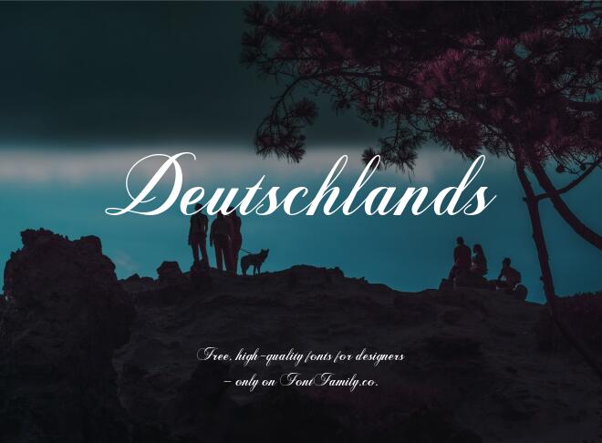 Deutschlands Font