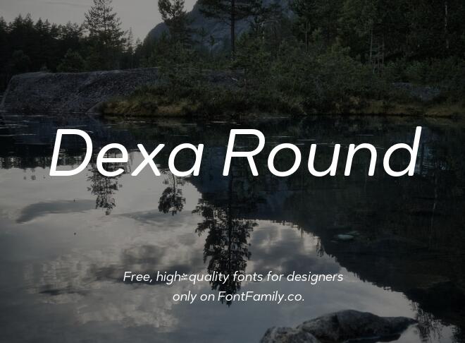 Dexa Round Font