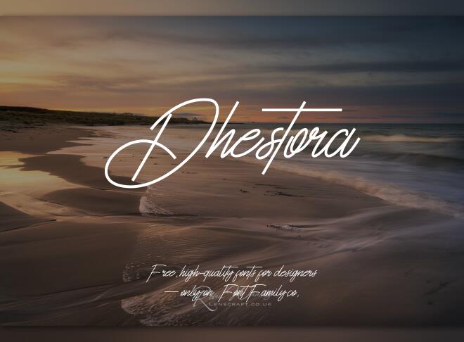 Dhestora Font