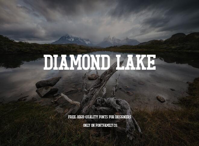 Diamond Lake Font