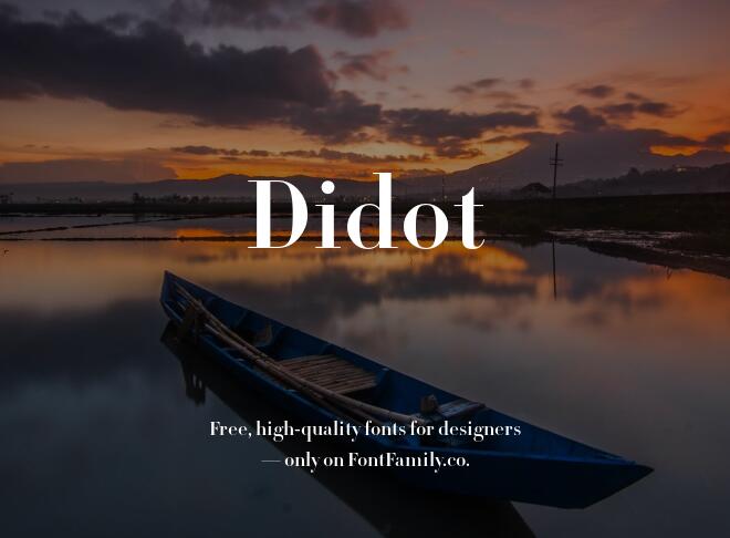 Didot Font