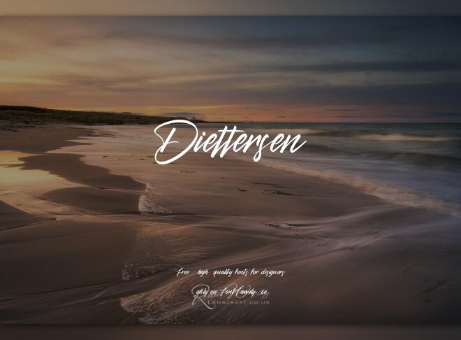 Diettersen Font
