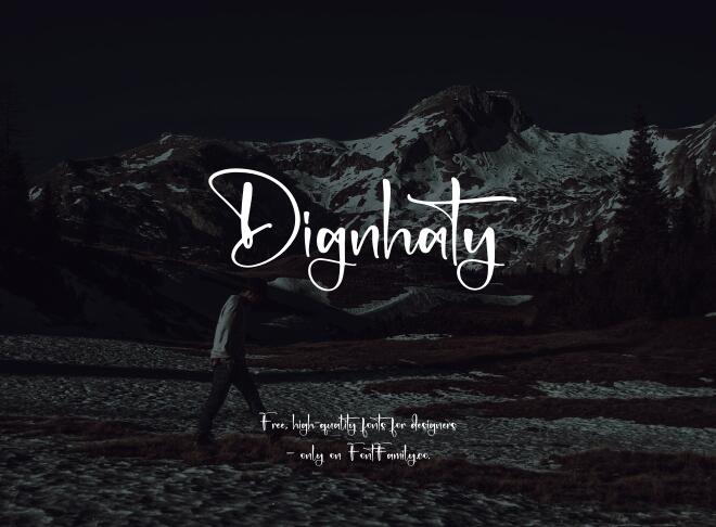Dignhaty Font