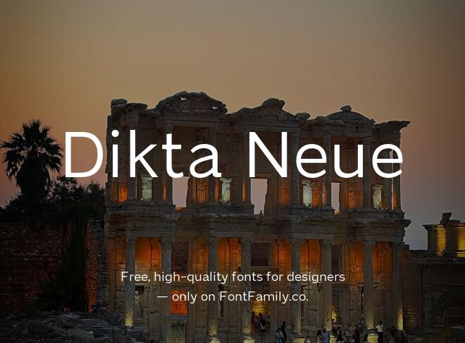 Dikta Neue Font