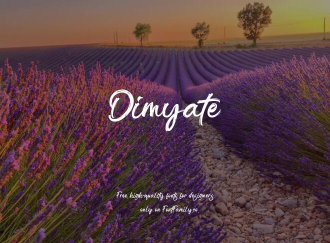 Dimyate Font