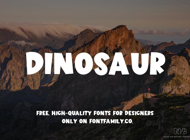 Dinosaur Font
