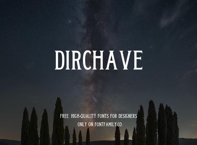 Dirchave Font