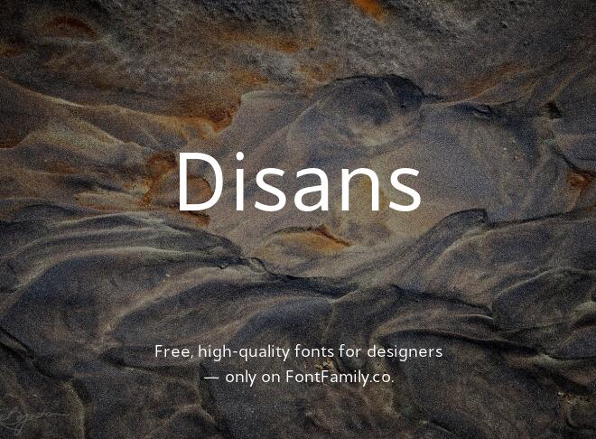 Disans Font