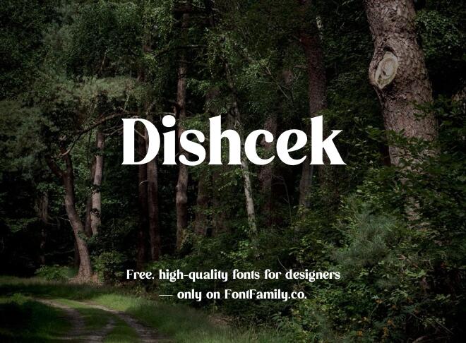 Dishcek Font