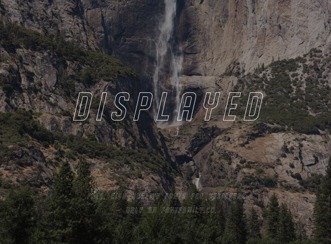 Displayed Font